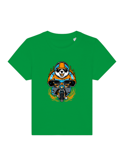 Cartoon Panda Biker - Baby Creator T-Shirt SK