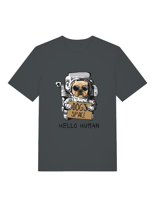 Astronauta Perros Espacio - Camiseta unisex para adultos de algodón orgánico de manga corta Creator T-Shirt 2.0 ST/ST SH