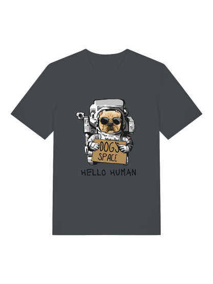 Astronauta Perros Espacio - Camiseta unisex para adultos de algodón orgánico de manga corta Creator T-Shirt 2.0 ST/ST SH