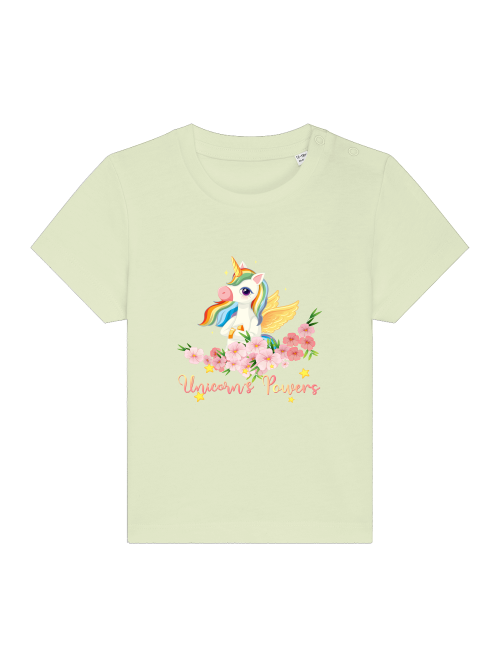 Cartoon Unicorn Power - Camiseta Baby Creator