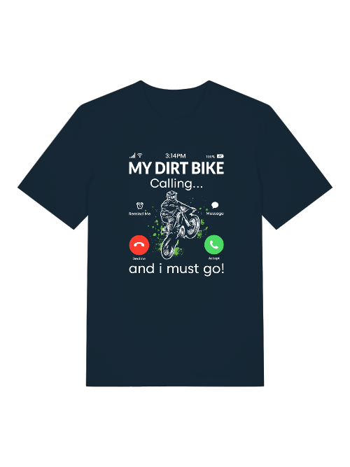 MI MOTO DE CROSS me llama y debo ir - Camiseta unisex de manga corta de algodón orgánico para adultos Creator T-Shirt 2.0 ST/St SH