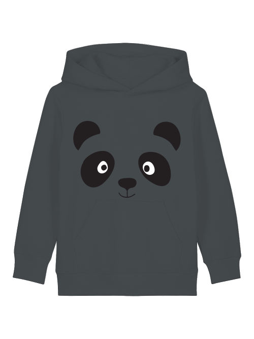 Cartoon Panda Gesicht - Mini Cruiser Hoodie 2.0 Kinder Kapuzenpullover SK