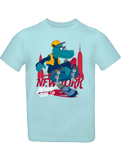 Camiseta infantil de dibujos animados "Nunca te rindas, Croco" SK