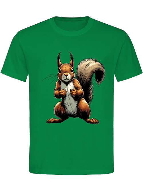 Heavy Cotton T-Shirt Partner Shirt Squirrel