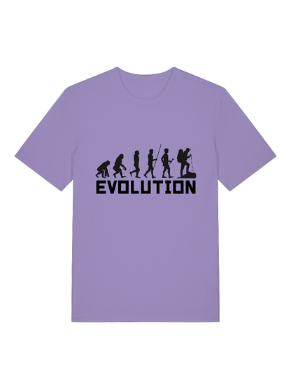Evolution Walking - Camiseta unisex de manga corta de algodón orgánico para adultos Creator T-Shirt 2.0 ST/ST SH