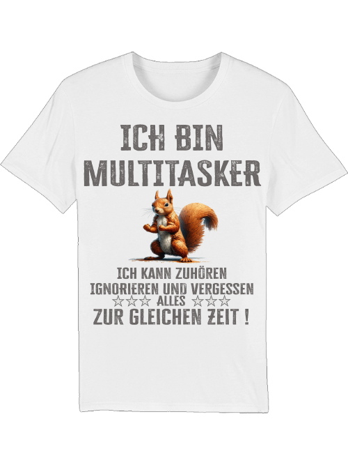 Creator T-Shirt I am Multitasker Squirrel Puzzle