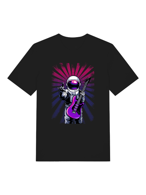 Astronaut Music Vibes - Camiseta unisex de manga corta de algodón orgánico para adultos Creator T-Shirt 2.0 ST/ST SH