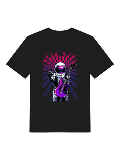 Astronaut Music Vibes - Camiseta unisex de manga corta de algodón orgánico para adultos Creator T-Shirt 2.0 ST/ST SH