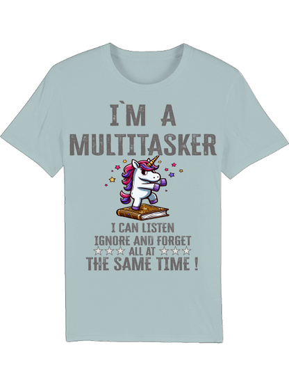 Camiseta del creador I`ma Multitasker Unicorn Book Dance
