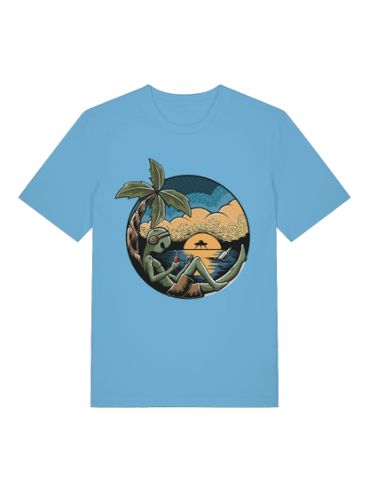 Alien Chill Time - Camiseta unisex de manga corta de algodón orgánico para adultos Creator T-Shirt 2.0 ST/ST SH