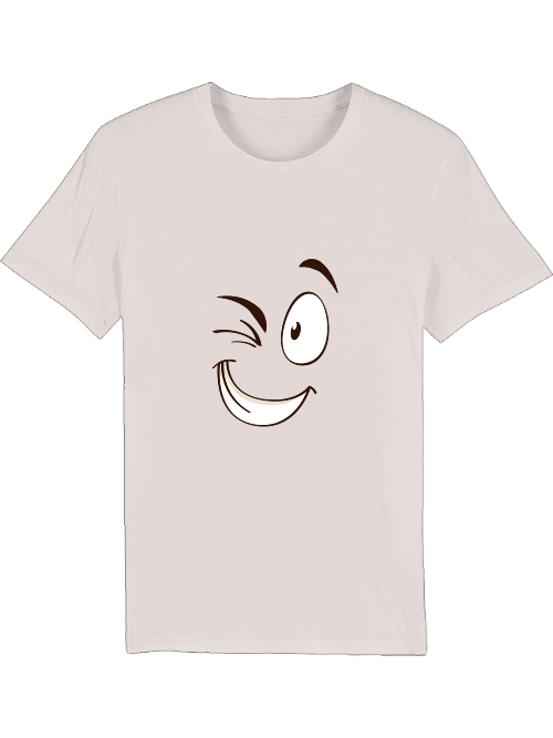 Auge zwinkern Strichsmileys - Creator T-Shirt SK