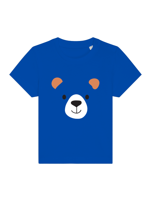 Cara de oso de dibujos animados - Camiseta Baby Creator