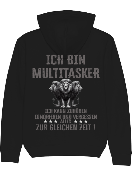 Cruiser Hoodie I am Multitasker 3 Lions