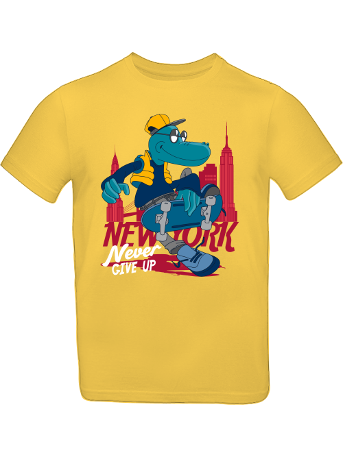 Cartoon Never give up Croco T-Shirt Kids SK