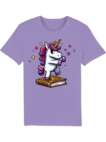 Camiseta Creadora Unicornio baila en libro