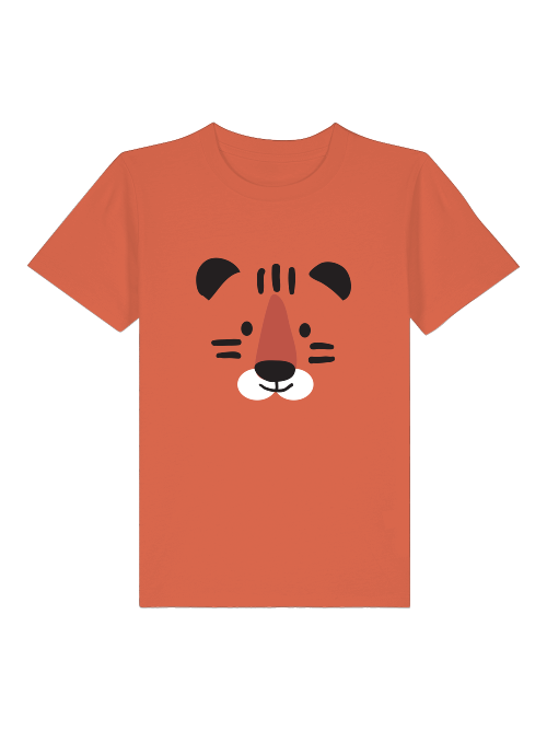 Cartoon Tiger Gesicht - Mini Creator 2.0 Kids T-Shirt Kinder T-Shirt SK