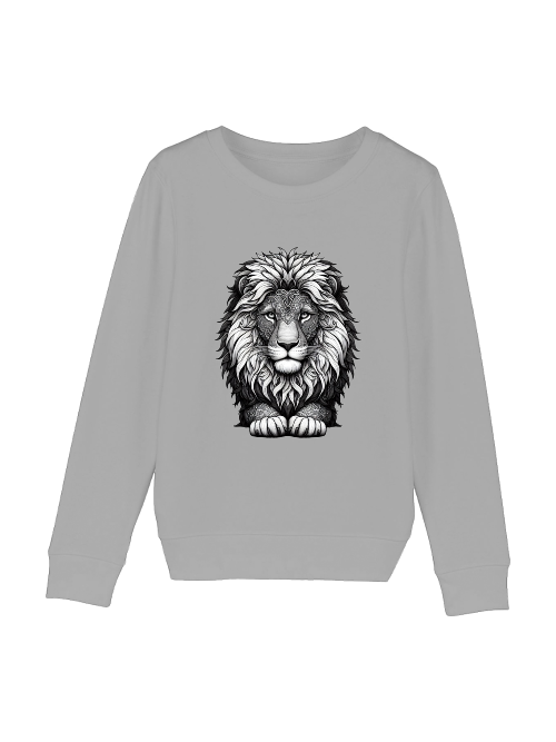 Mini Changer Mandala lion head in gray