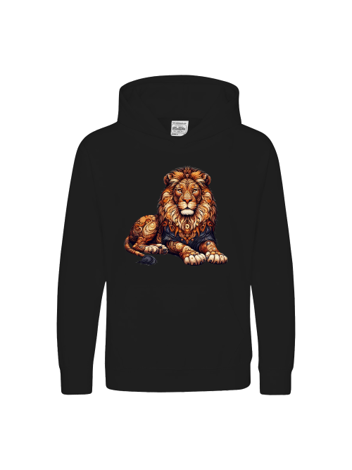 Kids Premium Hoodie Sweet Mandala Lion