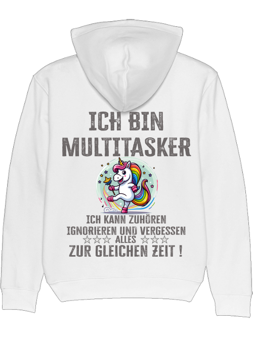 Cruiser Hoodie I am a multitasker unicorn rattle dance