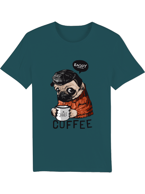 Dog enjoy coffee Chill - Creator T-Shirt SK