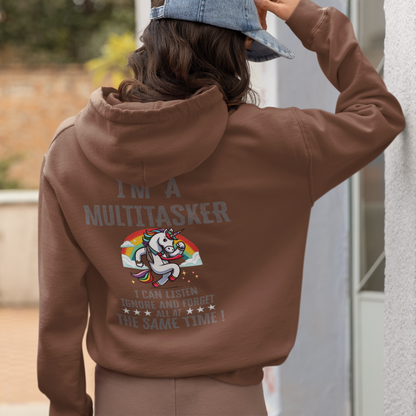 Sudadera con capucha Cruiser I`ma Multitasker Unicorn con corbata
