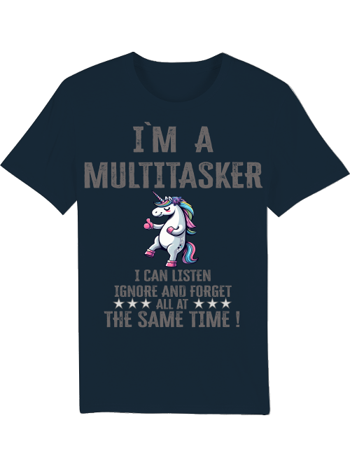 Creator T-Shirt I`ma Multitasker Unicorn Thumbs Up