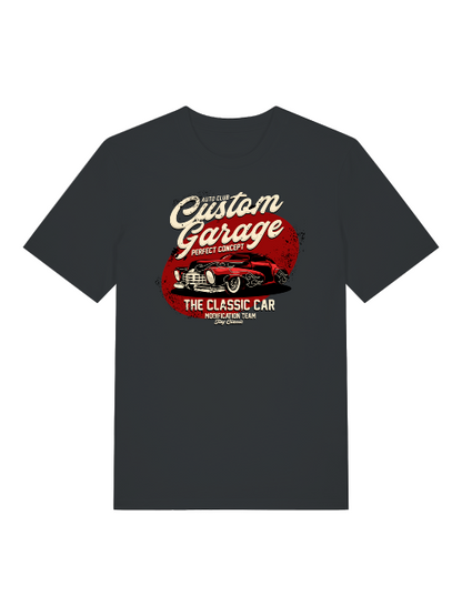 Custom Garage Perfect Concept Classic Car - Camiseta unisex de manga corta de algodón orgánico para adultos Creator T-Shirt 2.0 ST/St SH
