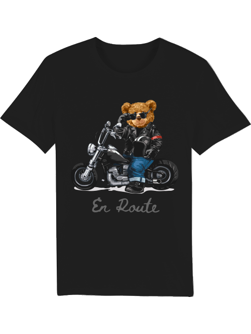 Biker Teddy En Route - Creator T-Shirt SK