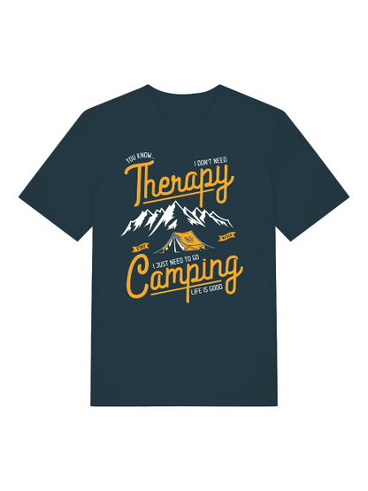 Terapia de acampada - Camiseta unisex de manga corta de algodón orgánico para adultos Creator T-Shirt 2.0 ST/ST SH