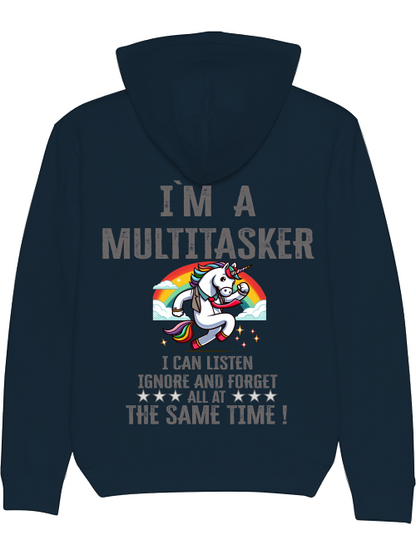 Sudadera con capucha Cruiser I`ma Multitasker Unicorn con corbata