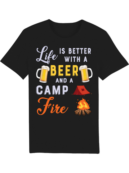 Live is better with Beer and camp Creator T-Shirt