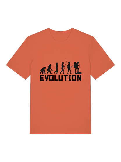 Evolution Walking - Camiseta unisex de manga corta de algodón orgánico para adultos Creator T-Shirt 2.0 ST/ST SH