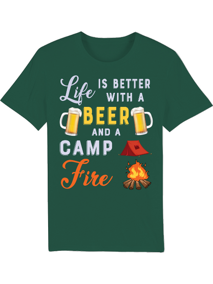 Live is better with Beer and camp Creator T-Shirt