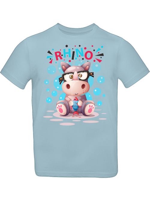 Cartoon Mini Nilpferd T-Shirt Kids SK