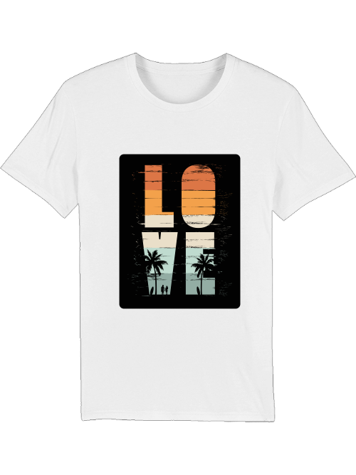 Retro Love Surfer - Creator T-Shirt SK