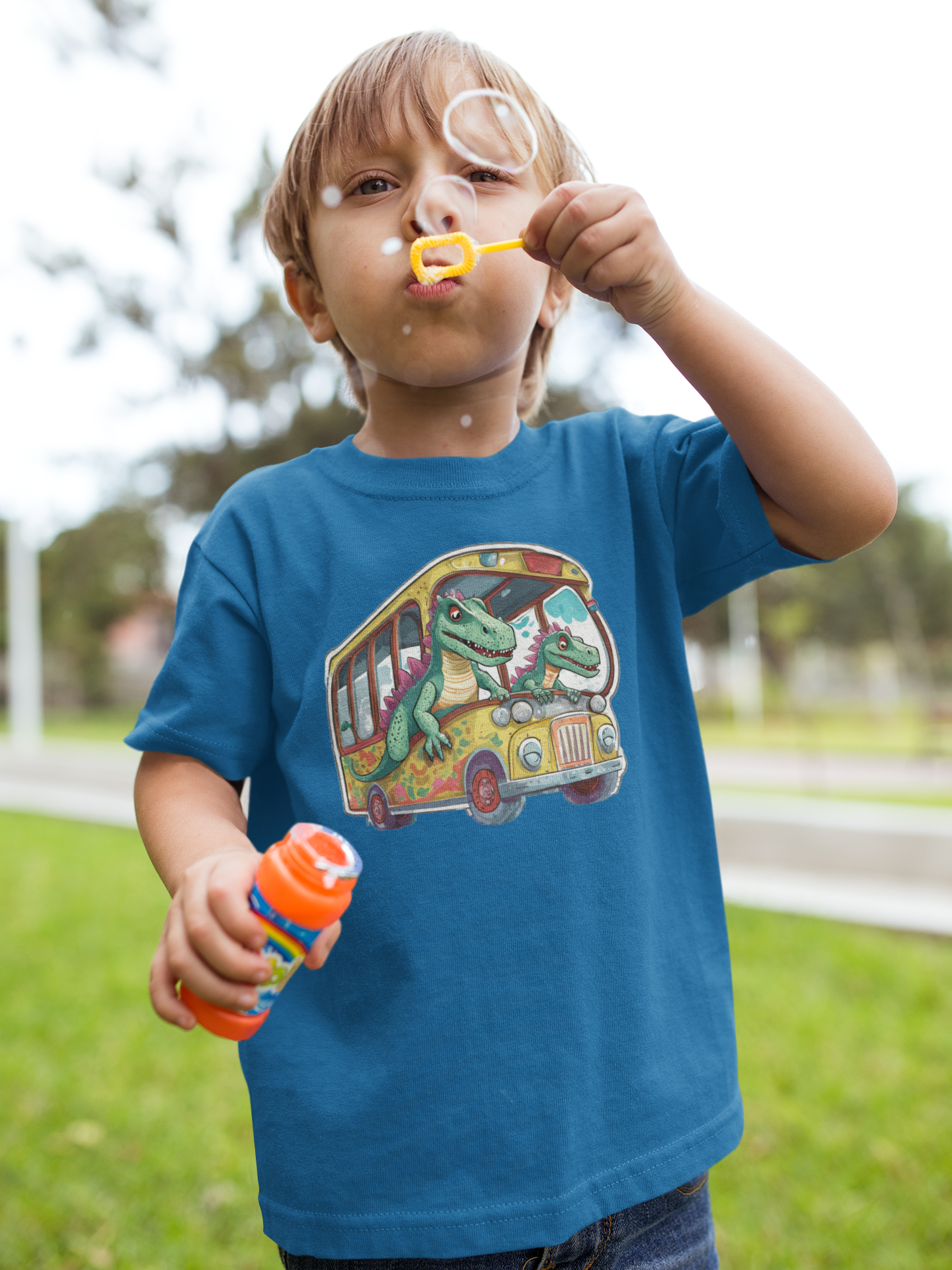 Dino Bus T-Shirt Kids SK