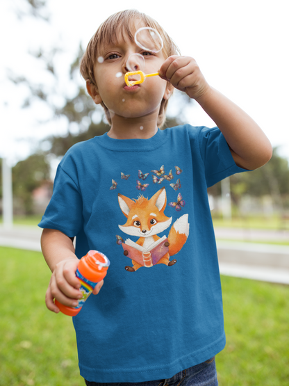 Fuchs mit Schmetterling Gruppe T-Shirt Kids SK