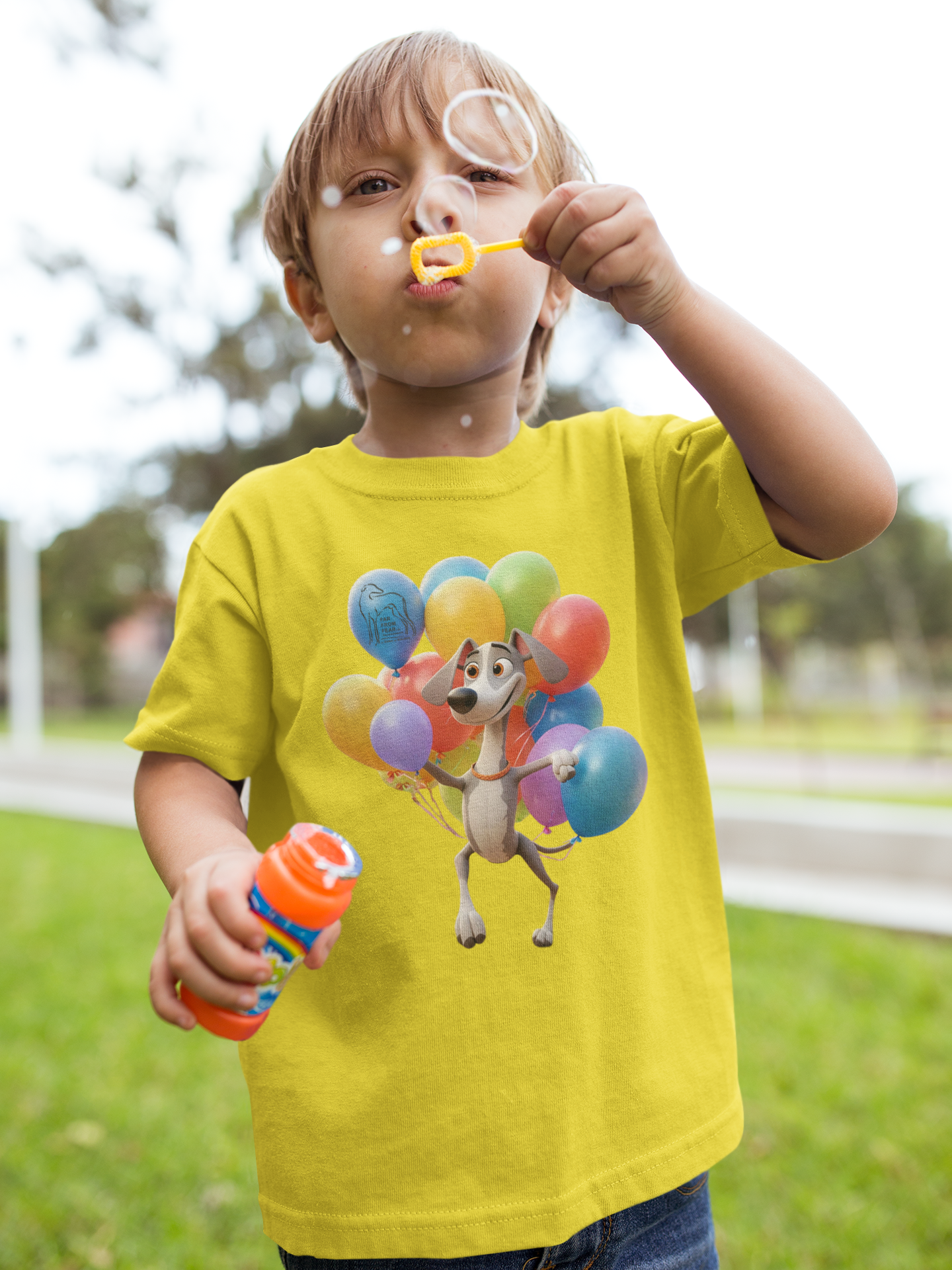 Unisex Kinder Premium organic T-Shirt - Windhund Comic 1 FARFROMFEAR