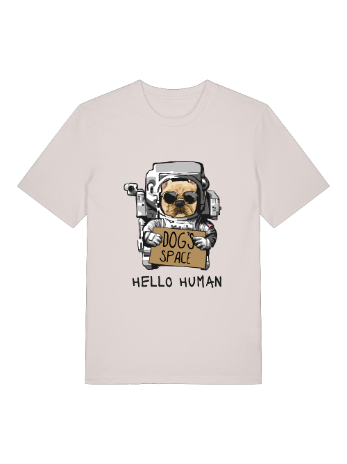 Astronauta Perros Espacio - Camiseta unisex para adultos de algodón orgánico de manga corta Creator T-Shirt 2.0 ST/ST SH