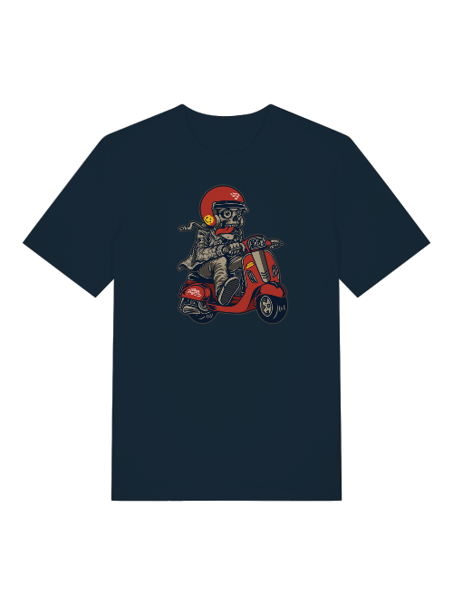 Scooter Never Die - Camiseta unisex de manga corta de algodón orgánico para adultos Creator T-Shirt 2.0 ST/St SH