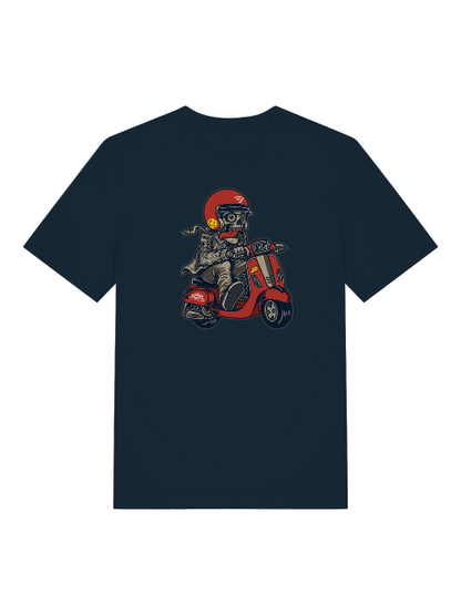 Scooter Never Die - Camiseta unisex de manga corta de algodón orgánico para adultos Creator T-Shirt 2.0 ST/St SH