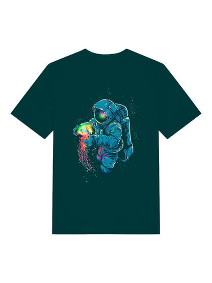 Astronauta Universo en Mano - Camiseta unisex de manga corta de algodón orgánico para adultos Creator T-Shirt 2.0 ST/ST SH