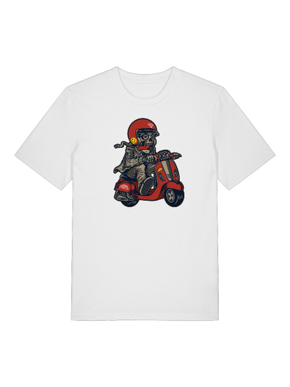 Scooter Never Die - Camiseta unisex de manga corta de algodón orgánico para adultos Creator T-Shirt 2.0 ST/St SH