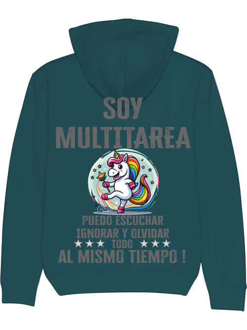 Cruiser Hoodie Soy Multitarea Unicorn Rattle Dance