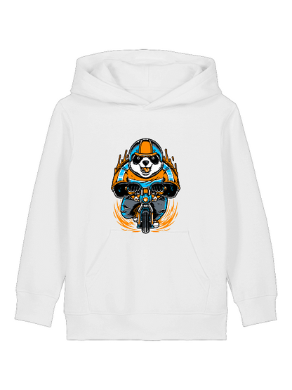 Cartoon Panda Biker - Mini Cruiser Hoodie 2.0