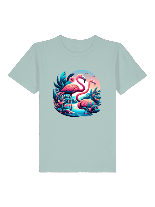 Flamingos - Mini Creator 2.0 Kids T-Shirt SK