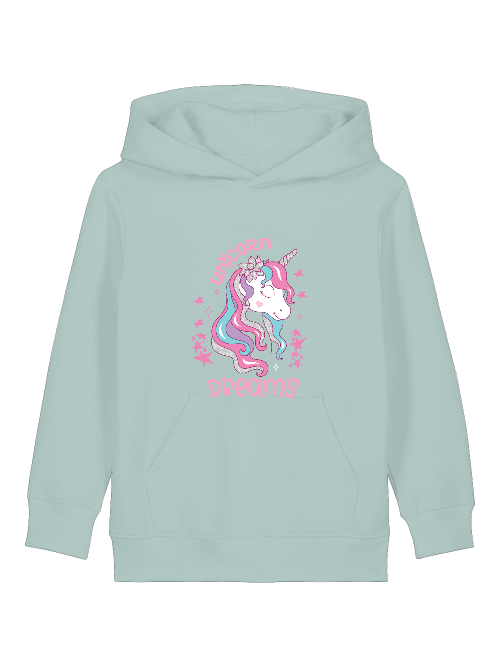 Einhorn Unicorn dreams - Mini Cruiser Hoodie 2.0 Kinder Kapuzenpullover SK