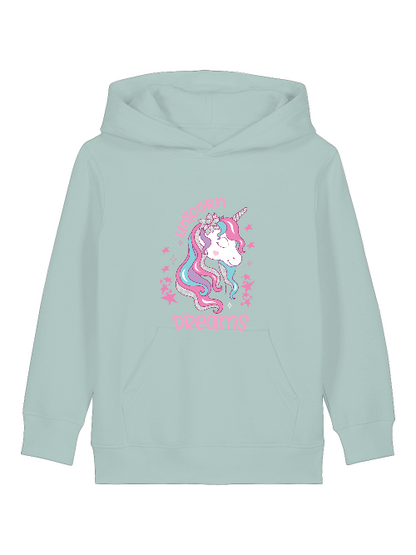 Unicorn Dreams - Sudadera con capucha Mini Cruiser 2.0 para niños SK1