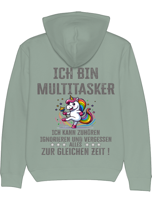 Cruiser Hoodie I am Multitasker Unicorn Rattle Dance Colorful