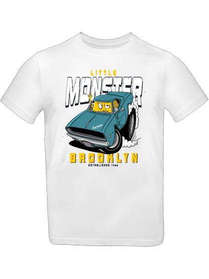 Camiseta infantil de Monstercar con diseño de pequeño monstruo de dibujos animados SK